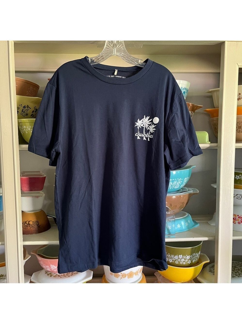 Chubbies "Welcome to the Weekend" Navy Blue Tee - Size XL